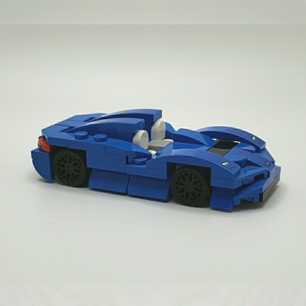 NEW LEGO Speed Champions Blue Black McLaren Elva 30343 Car 86 pc Set AF40